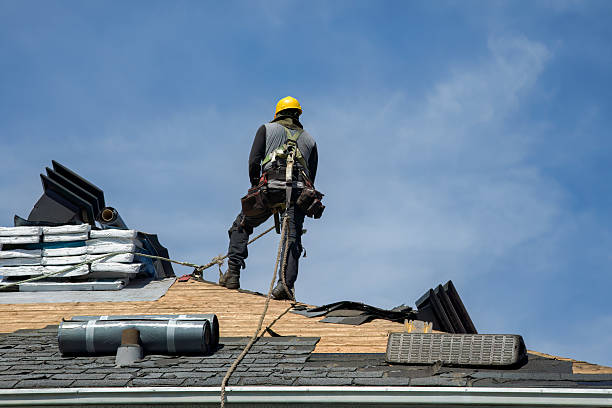Professional Gutter Installation technician working in Harvey, LA